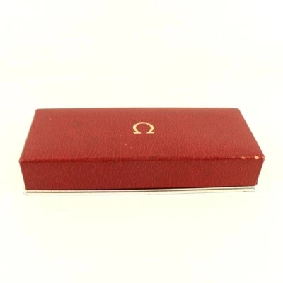 GENUINE OMEGA WATCH BOX VINTAGE RED SEAMASTER SPEEDMASTER DEVILLE CONSTELLATION - Image 1 of 4