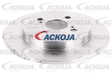 ACKOJA rear brake discs Ø259 mm for Toyota Yaris IQ Yaris/Vios rear step