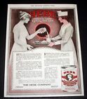 1919 OLD MAGAZINE PRINT AD, HEBE, CREATED TO SUPPLY A GROWING FOOD NEED!
