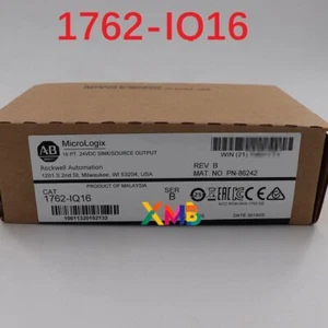 New Factory Sealed AB 1762-IQ16 SER B MicroLogix 24VDC Input Module AB 1762 IQ16 - Picture 1 of 4
