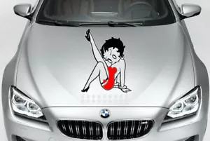 BETTY BOOP TRIBAL VINYL DECAL CAR TRUCK HOOD SIDE - Bild 1 von 3