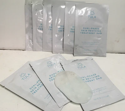 Lot of 10~ TULA Dual-Phase Skin Reviving Treatment Pads New Individually sealed - Image 1 of 3