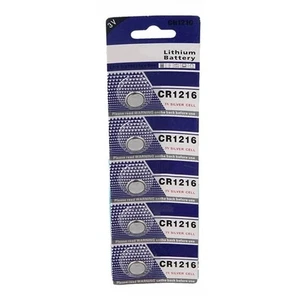 5pcs CR1216 High Power Coin Button Cell Batteries for Watch Remote Key - Picture 1 of 5