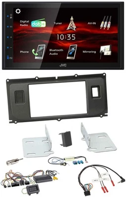 JVC USB Bluetooth Lenkrad DAB 2DIN Autoradio für Land Rover Evoque Blindstopfen - Bild 1 von 4