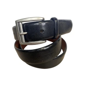 Ralph Lauren Hombre Cinturón Cuero Negro 40 - Imagen 1 de 7
