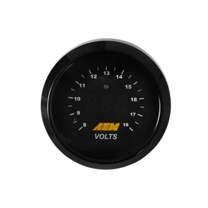 30-4400 AEM Classic Digital Volt Gauge Kit - Picture 1 of 6