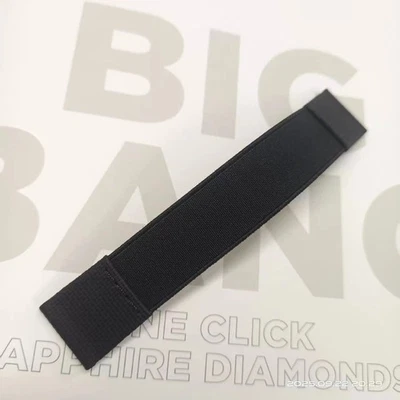 Correa de reloj elástica negra de 135 mm para Audemars Piguet Code 11.59 15210QT Foto 1 de 4