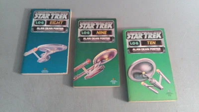 Star Trek Lot of 3 paperback Series 8,9,10 by Alan Dean Foster - Imagem 1 de 4