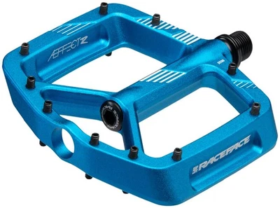 RaceFace Aeffect R Pedals - Platform, Aluminum, 9/16", Blue - Image 1 of 3
