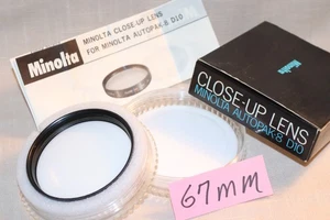 Orig MINOLTA 67mm CLOSE-UP LENS /FILTER f/ AutoPak-8 D10 Super 8 Camera - EXC+++ - Picture 1 of 10