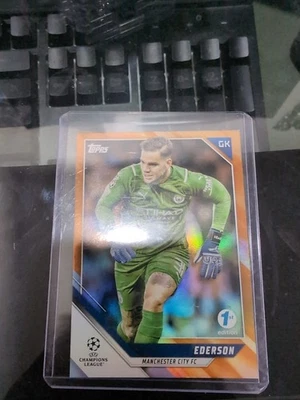 Topps Champions League Orange Halo Ederson Rated 22/25 - Image 1 of 2
