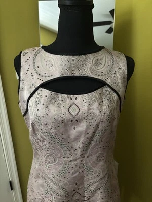 Vestido elegante kay unger talla 8, 55% algodón 45% seda Foto 1 de 4