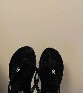 cc velvet flip flops - Picture 1 of 4