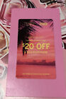 1 VS Victoria's Secret PINK $20 OFF $50 SUMMER REWARDS CARD*5/11-5/24~via EMAIL For Sale