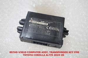 897H0-V3010 COMPUTER ASSY, TRANSPONDER KEY FOR TOYOTA COROLLA ALTIS 2019-20 - Picture 1 of 6