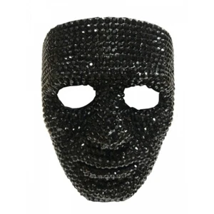 Halloween Mask Skull Rhinestone Face Mask Full Head Mask Skull Masquerade Mask - Picture 1 of 6