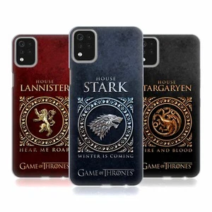 OFFICIAL HBO GAME OF THRONES METALLIC SIGILS SOFT GEL CASE FOR LG PHONES 1 - Picture 1 of 8