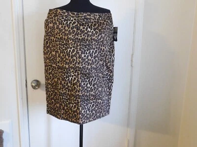 Saia com estampa de leopardo East 5th tamanho 14 - Imagem 1 de 3