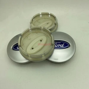 4pcs 67 mm suitable for Ford Matte Silver Alloy Wheel Center Caps Rim Hub Caps - Foto 1 di 2