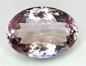 36.16ct Brazilian Oval Cut Pale Ametrine with IDT Report - Picture 1 of 6