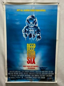 Deep Star Six 1988 Original Rental Store Poster HORROR Sci Fi Video PROMO Poster - Picture 1 of 7
