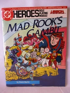 DC Heroes RPG 1987 Book Mad Rook's Gambit Legion Of Superheroes David Martin - Picture 1 of 2