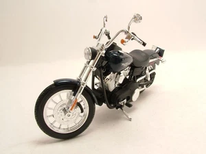 Harley Davidson FXDBI Dyna Street Bob 2006 blau Modellmotorrad 1:12 Maisto - Bild 1 von 4