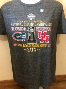 2025 Final Four Florida Gators Houston Cougars C' ship Dueling Logos Shirt L - Picture 1 of 5