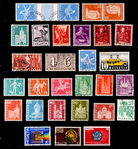 SWITZERLAND: 1940'S - 80'S STAMPS WITH UNUSED - Picture 1 of 1