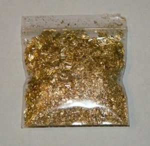 1 Gram Gold Leaf Flake - Huge Beautiful Flakes - The Best Anywhere - Picture 1 of 1
