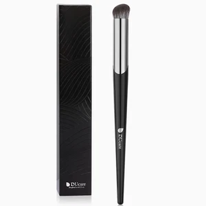 Concealer Brush under Eye Angled Small Nose Contour Brush, Mini Thin Slanted Fo - Picture 1 of 9