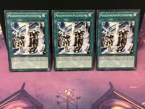3X Machine Duplication - SR03-EN029 SR03-DE029 German Unlimited Ed Playset NM - Picture 1 of 1