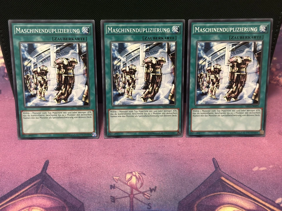 3X Machine Duplication - SR03-EN029 SR03-DE029 German Unlimited Ed Playset NM - Image 1 of 1