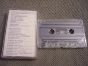 RARE PROMO Rhino Records Nov. 89 CASSETTE TAPE The Monkees Dionne Warwick P Anka - Picture 1 of 1