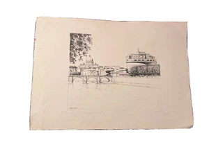 G.B. de colección Grabado original de punto seco firmado y numerado Mirri escena gitana 164/30 - Imagen 1 de 8