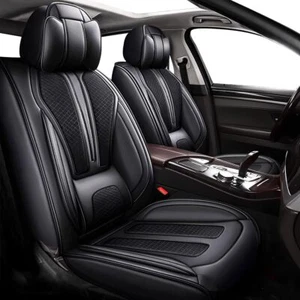 Car PU Leather 5-Seat Covers Front&Rear Cushion Pad For Nissan Murano 2011-2024 - Picture 1 of 7