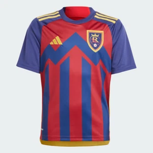 MLS Real Salt Lake RSL MENS SZ XL LARGE Adidas red Soccer Jersey NWT 24/25 $150 - Picture 1 of 9