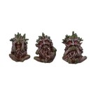 Nemesis Now Ornaments Three Wise Ents Hand-Painted Hear, Speak, See No Evil