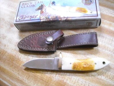 Chipaway Cutlery CW-108TS Buck Tail Classic Bone Handle Knife (NOS) - Image 1 of 4