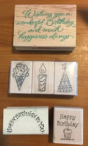 Happy Birthday Stamp Collection, 6 Stamps - Picture 1 of 5