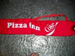 Pizza Inn Coke Coca-Cola 6-Pack Cooler / Concert Poster Holder w/ Sling MINT - Picture 1 of 3