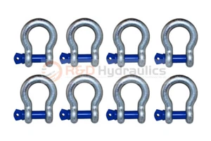 Grillete de anclaje | Clevis | 3/4" | Tornillador de aleación | Paquete de 8 - Imagen 1 de 2