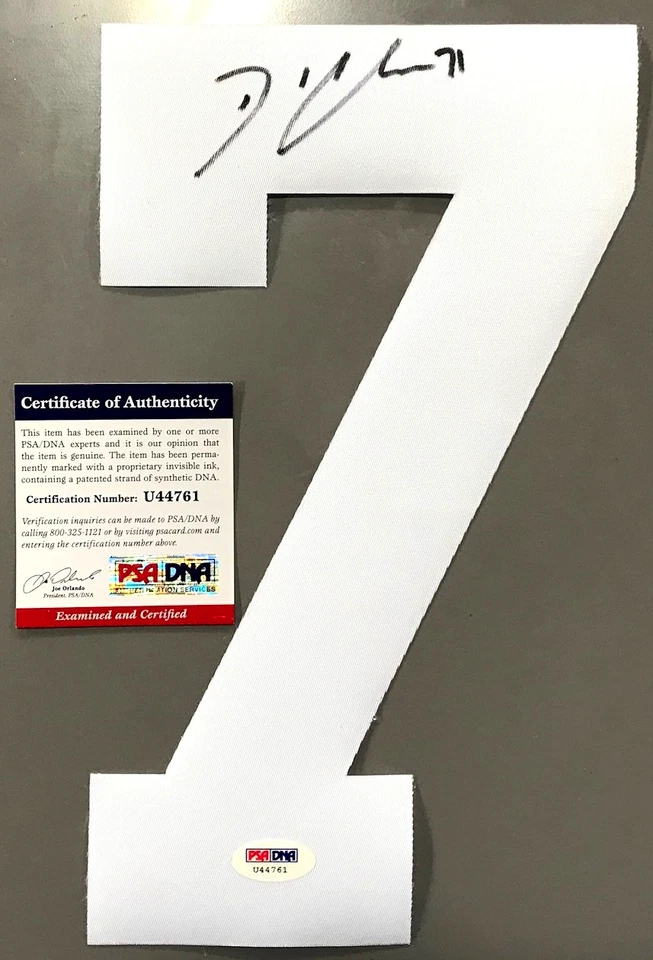 DAVID CLARKSON SIGNED TORONTO MAPLE LEAFS JERSEY NUMBER 7 PSA COA - Image 1 of 1