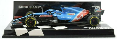 Minichamps Alpine - F. Alonso - 2021 Bahrain GP 1:43 Diecast F1 Car 417210114 - Image 1 of 4