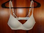 AERIE REAL SUNNIE REAL GOOD WIRELESS CREAM BRA, MED LINING, SIZE 34 B, NWOT