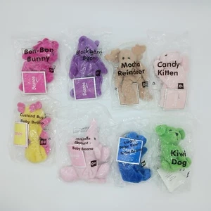 8 AVON BEANOS / BEANIES SOFT TOYS SEALED - Picture 1 of 9