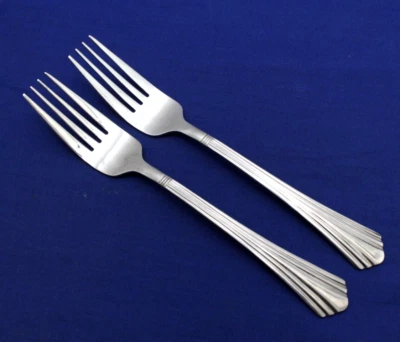 2 HORQUILLAS DE CENA SIMETRÍA Internacional Inoxidable EXCELENTE ESTADO Foto 1 de 4