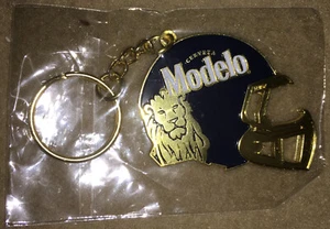 Modelo Beer Football Helmet Bottle Opener Key Chain NEW Cerveza NFL - Picture 1 of 4