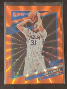 2021-22 Panini Donruss Seth Curry Orange Laser Holo Parallel #80 - Picture 1 of 1