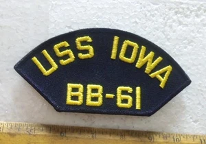 US Navy – USS Iowa BB-61 Embroidered Patch  - Picture 1 of 4